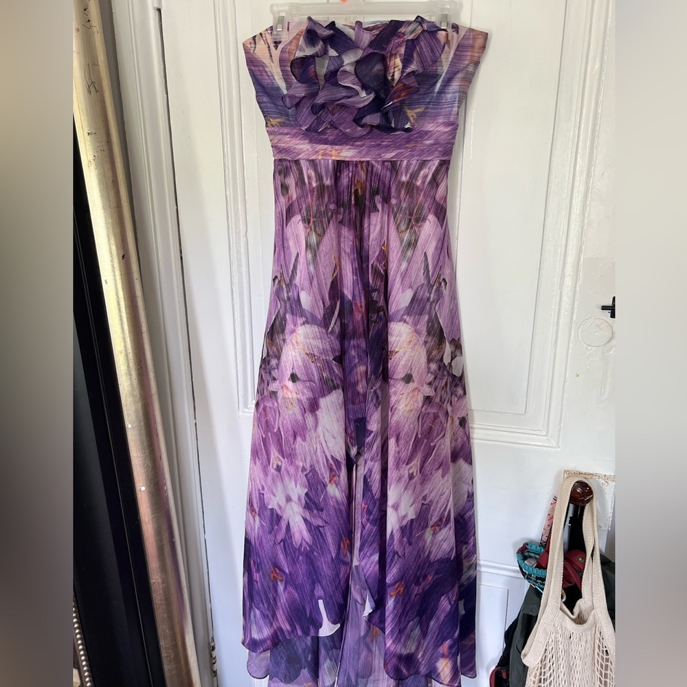 Purple High-Low Formal JS Collections dress